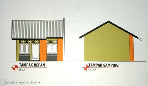 foto tampak rumah tipe 36/84 perumahan ALAM TIRTA LESTARI tahap 1