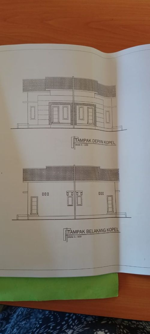 foto tampak rumah tipe 36 perumahan KOTA RAJA RESIDENCE