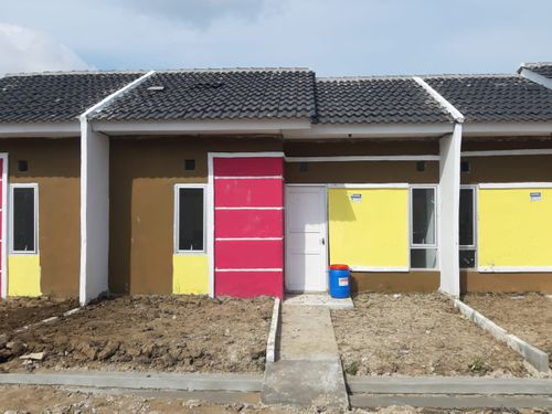 foto tampak rumah tipe 24/60 perumahan CLUSTER MUTIARA LATANSA 