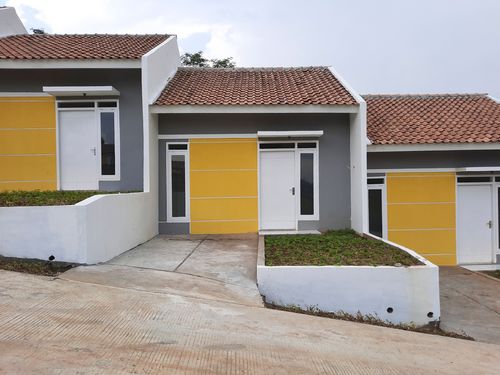 foto tampak rumah tipe 27 perumahan Citra harmoni 5