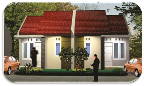 foto tampak rumah tipe 36C perumahan Griya Kalibagor Indah
