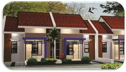 foto tampak rumah tipe 36D perumahan Griya Kalibagor Indah