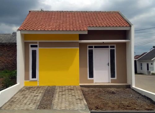 foto tampak rumah tipe 30 perumahan Citra Harmoni 3