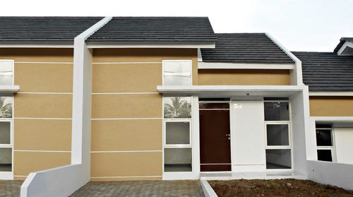 foto tampak rumah tipe 36 perumahan Citra Harmoni 3