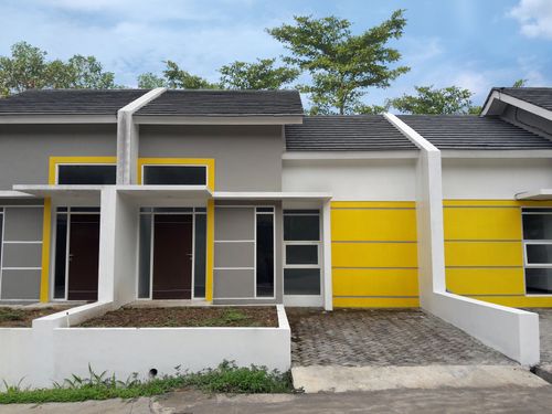 foto tampak rumah tipe 40 perumahan Citra Harmoni 3