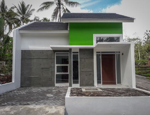 foto tampak rumah tipe 45 perumahan Citra Harmoni 3