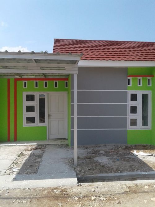 foto tampak rumah tipe G perumahan GRAND AQEELA FIRDAUS