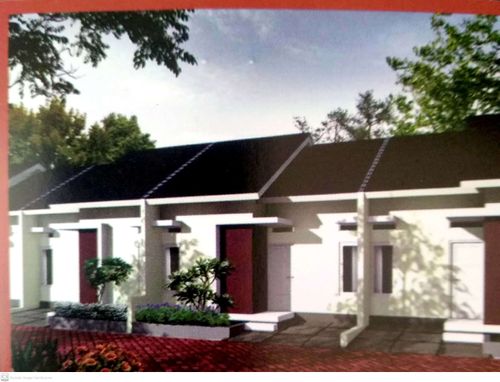 foto tampak rumah tipe MARHAMAH SUBSIDI perumahan BUMI MARHAMAH