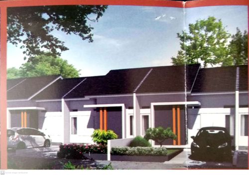 foto tampak rumah tipe MARHAMAH II perumahan BUMI MARHAMAH