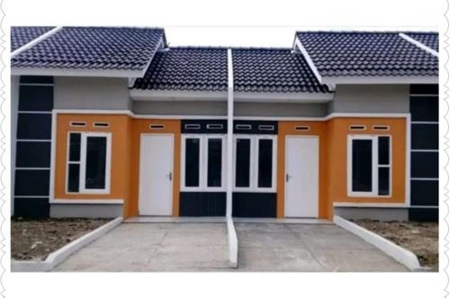 foto tampak rumah tipe 28 / 60 perumahan PURI ARRAYA