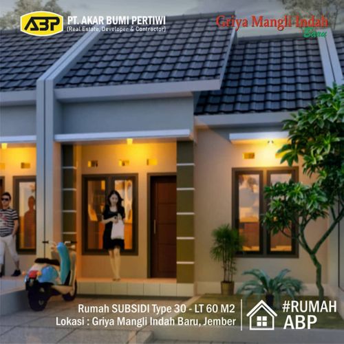 foto tampak rumah tipe 30 perumahan Perumahan Griya Mangli Indah Baru