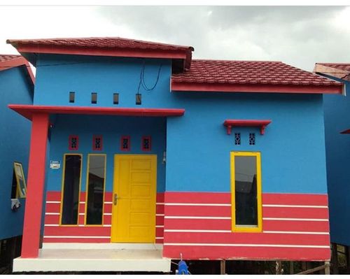 foto tampak rumah tipe 36 perumahan Komplek kalimantan batara 2