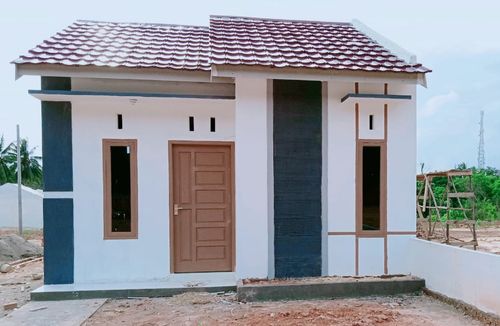 foto tampak rumah tipe 36 perumahan Pioneer Residence