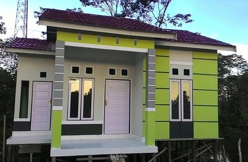 foto tampak rumah tipe 36 perumahan ANUGRAH BERANGAS PERMAI