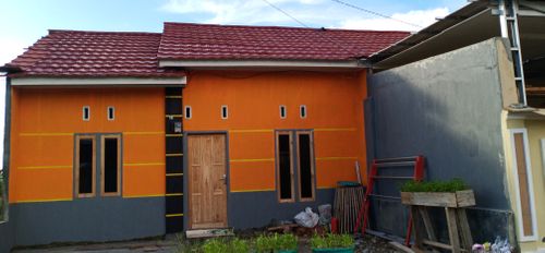 foto tampak rumah tipe 45 perumahan Buana Tobadak Indah