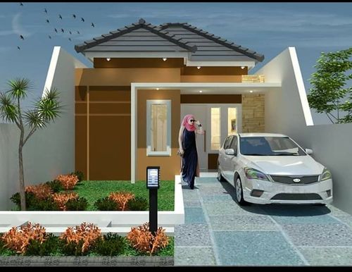 foto tampak rumah tipe 52 perumahan MUTIARA CEPU