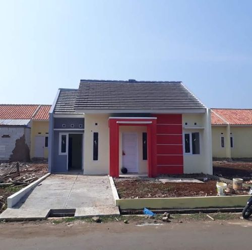 foto tampak rumah tipe 45 perumahan Permata Indah