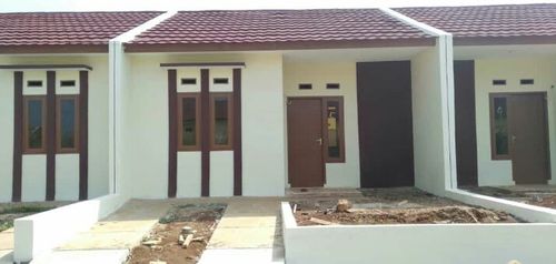 foto tampak rumah tipe 36 perumahan Permata Indah