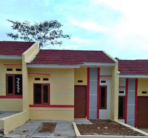 foto tampak rumah tipe 22 perumahan Karang Kencana