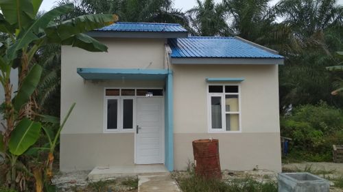 foto tampak rumah tipe 36 perumahan MUTIARA