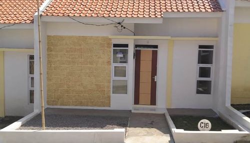 foto tampak rumah tipe bintang perumahan Bintang Residence Cimasuk