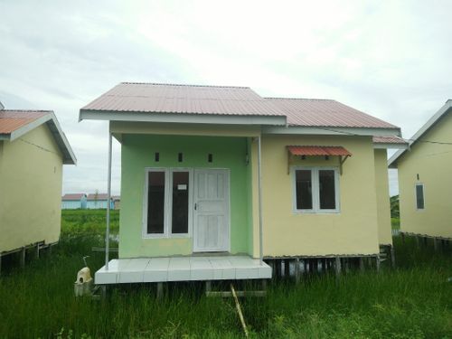 foto tampak rumah tipe 36 perumahan LILY PERMATA KAPUAS BLOK B