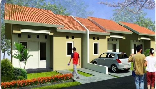 foto tampak rumah tipe RST perumahan Perumnas Lala Namlea