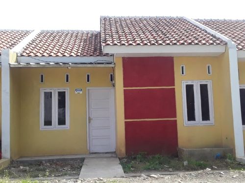 foto tampak rumah tipe 36/60 perumahan GRAHA KENCANA PRIMA