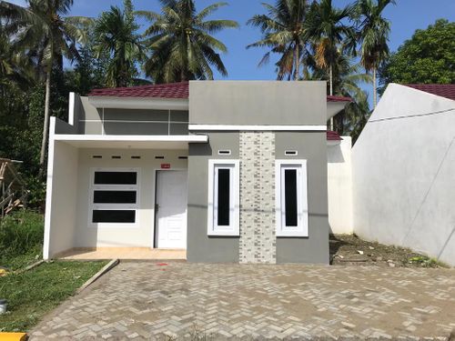 foto tampak rumah tipe 60 perumahan Borobudur 2 Residence
