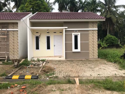 foto tampak rumah tipe 36 perumahan Borobudur 2 Residence