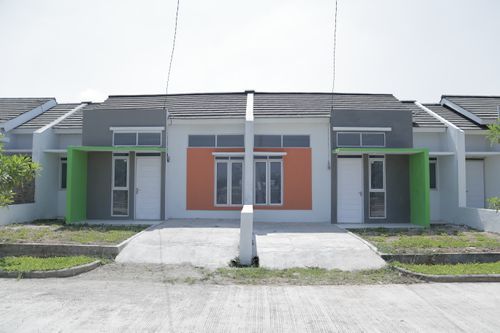 foto tampak rumah tipe 45/84 perumahan BUANA SUBANG RAYA