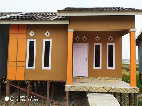 foto tampak rumah tipe 36 perumahan BUMI SAUFI 