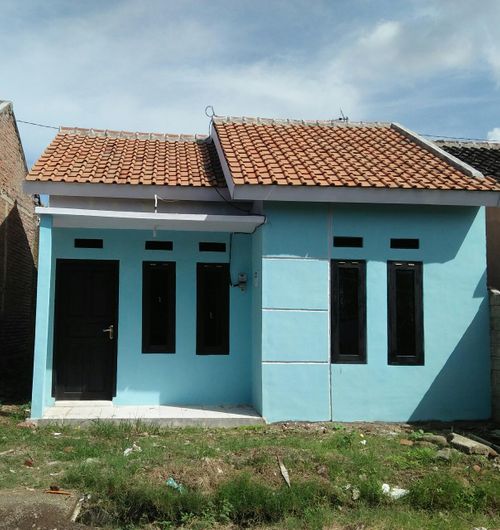 foto tampak rumah tipe TAPAK perumahan Villa Mas Rogojampi