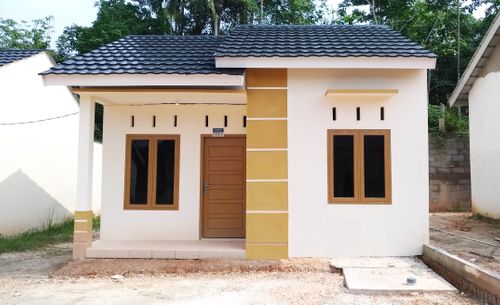 foto tampak rumah tipe 36 perumahan GRAND AGUNGMAS