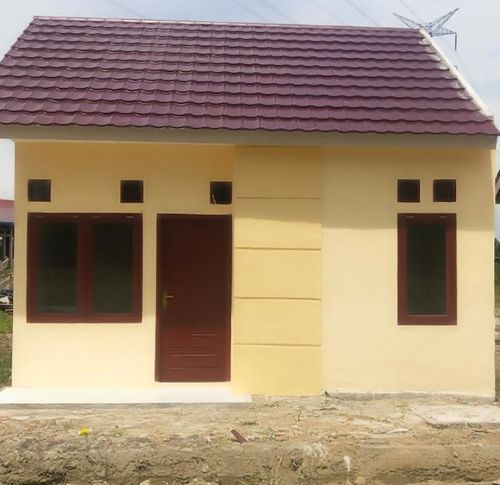 foto tampak rumah tipe RS 36 perumahan AL KARIM RESIDENCE