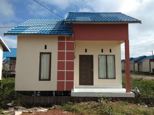 foto tampak rumah tipe 36 perumahan Batara Sinar Dinar