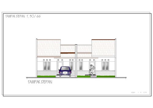 foto tampak rumah tipe RUMAH TAPAK perumahan GRAND TAMAN ANGGREK SUCI