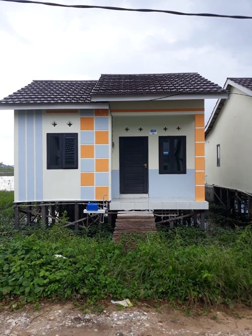foto tampak rumah tipe 36 perumahan Bumi Permata Belayung 2