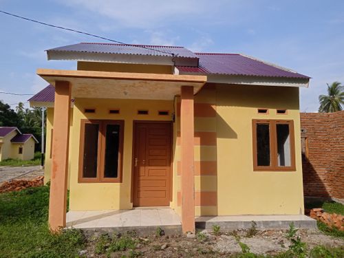 foto tampak rumah tipe 36 perumahan TATA DEWI RESIDENCE 2