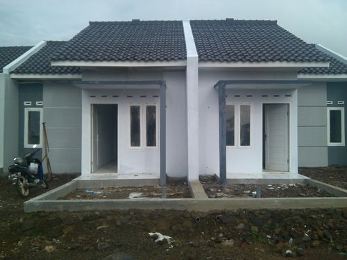 foto tampak rumah tipe 36/66 perumahan Griya Anugerah Rancageneng