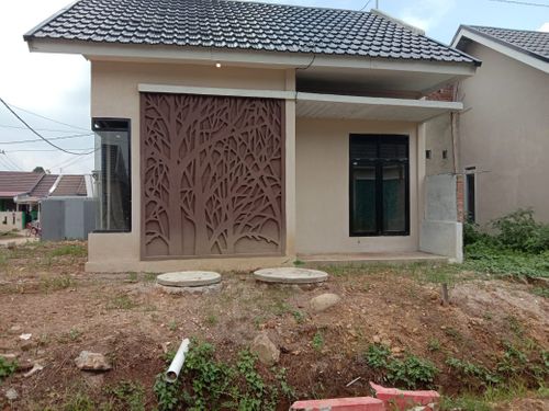 foto tampak rumah tipe 36 perumahan KEDOYA GREEN TIAKAR
