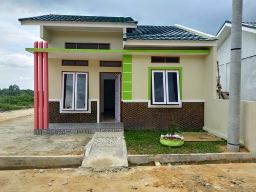 foto tampak rumah tipe 36 perumahan Duta Mulia Indah