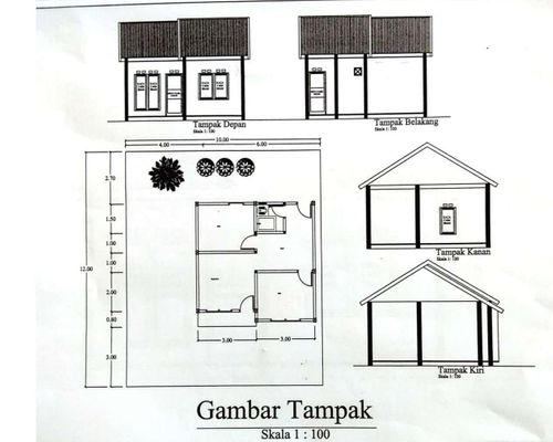 foto tampak rumah tipe 36 perumahan GRIYA CURUP EMBUN 1