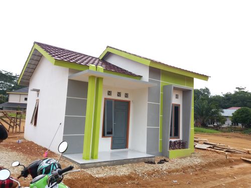 foto tampak rumah tipe 36 perumahan Ar Rahman Residence