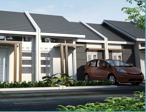 foto tampak rumah tipe 38/78 perumahan Griya Anugerah Rancageneng