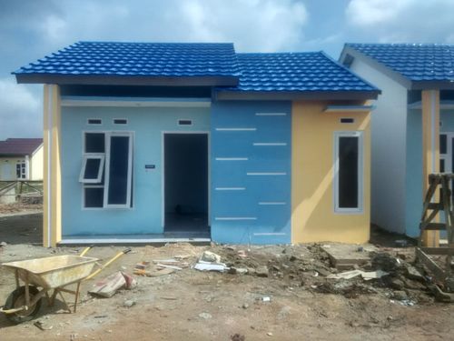 foto tampak rumah tipe 36 perumahan Griya Alam Indah 3