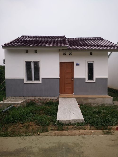 foto tampak rumah tipe 36 perumahan Bumi Langgeng Sejahtera 2