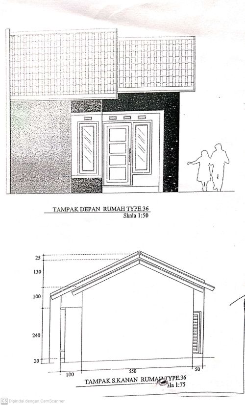 foto tampak rumah tipe 36 RSH perumahan Javana V3 Reborn