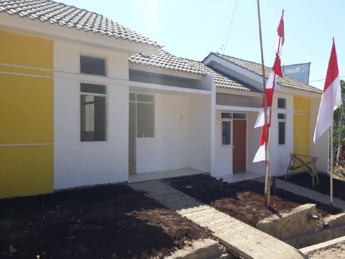 foto tampak rumah tipe 27 (2019) perumahan Bumi Padma 