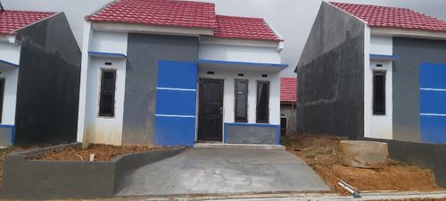 foto tampak rumah tipe 36 perumahan BLUE HILLS WAWOMBALATA